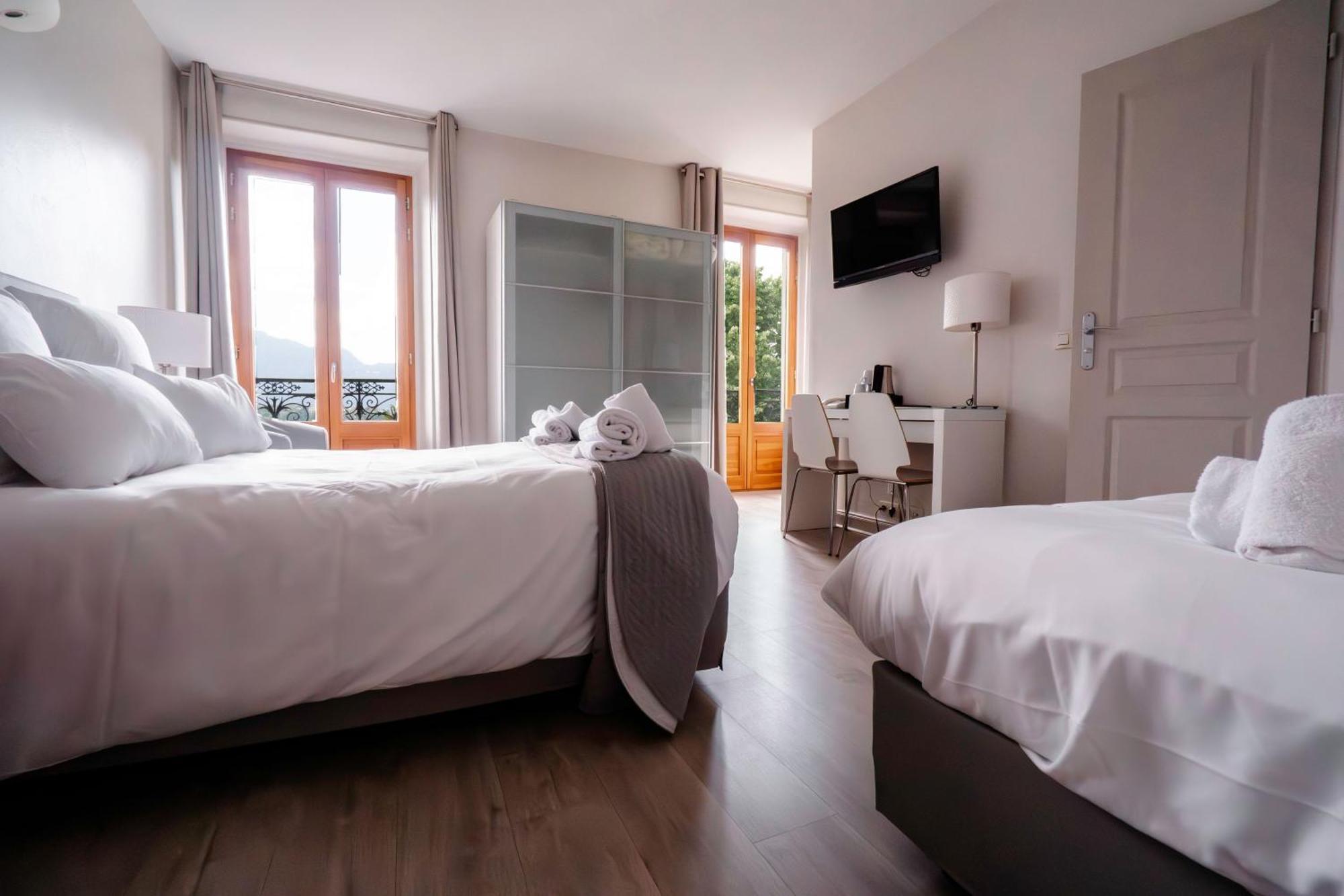 Hotel Gallia Aix-les-Bains Bagian luar foto